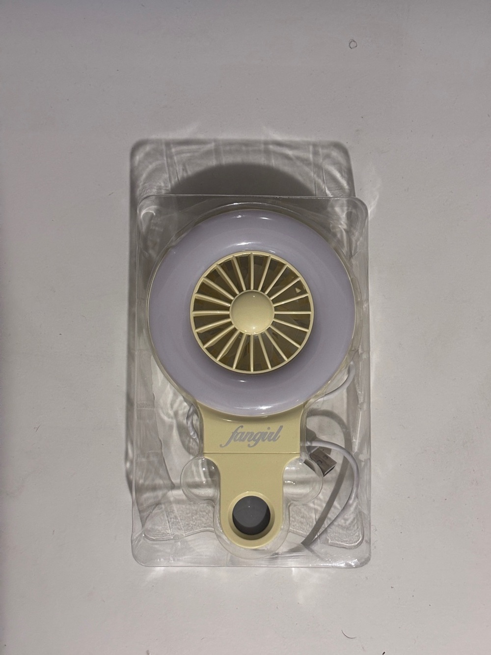 Clip on Phone Fan & Ring Light